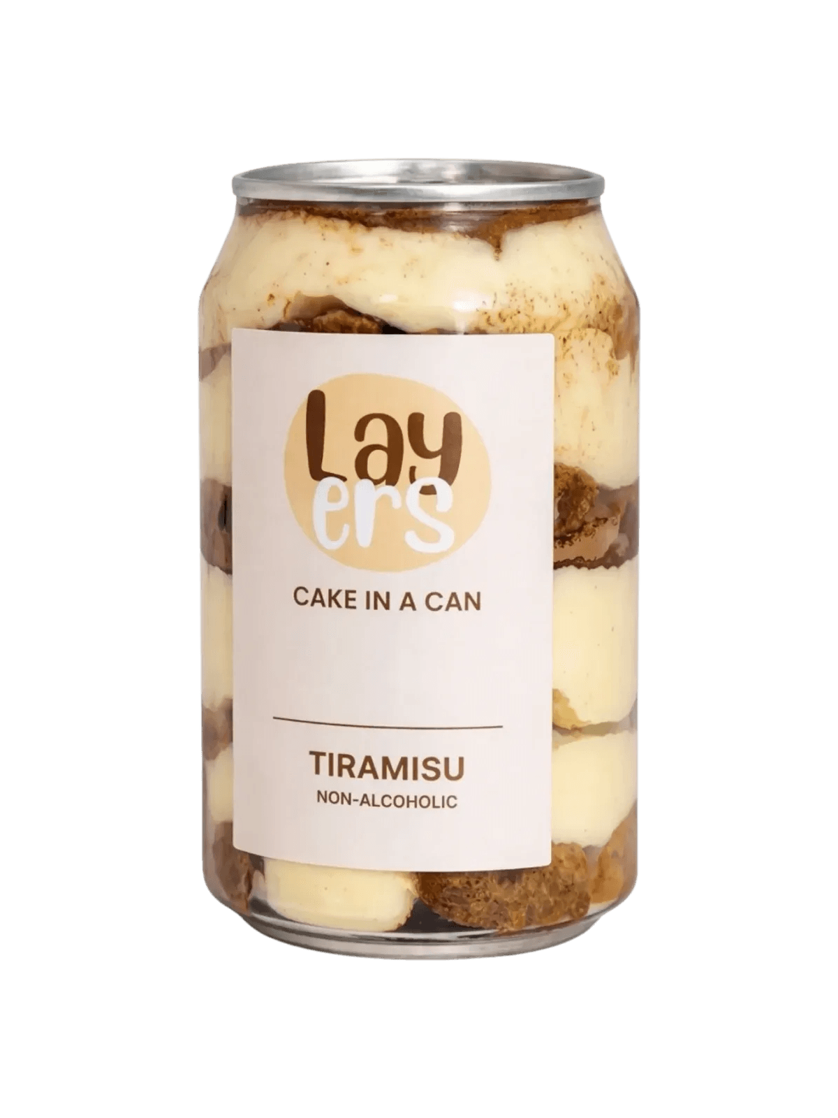 Original Tiramisu cake in a can