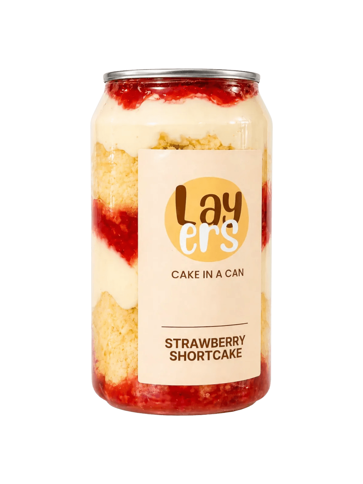 Strawberry Shortcake cake in a can
